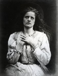 Então, agora eu acho que meu tempo está próximo, ilustração para "A Rainha May", de Alfred, Lord Tennyson, 1875 (albumen print) de Julia Margaret Cameron
